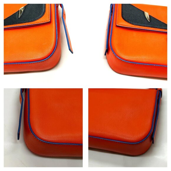 Fendi Orange Leather Crossbody Bag mon892-101625 - Picture 6 of 16